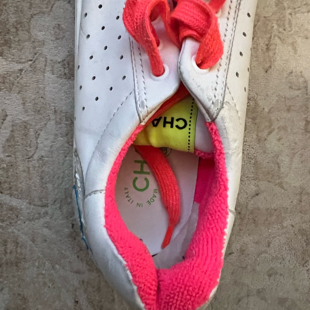Chanel neon sneakers! Sz 38.5 - Picture 15 of 15